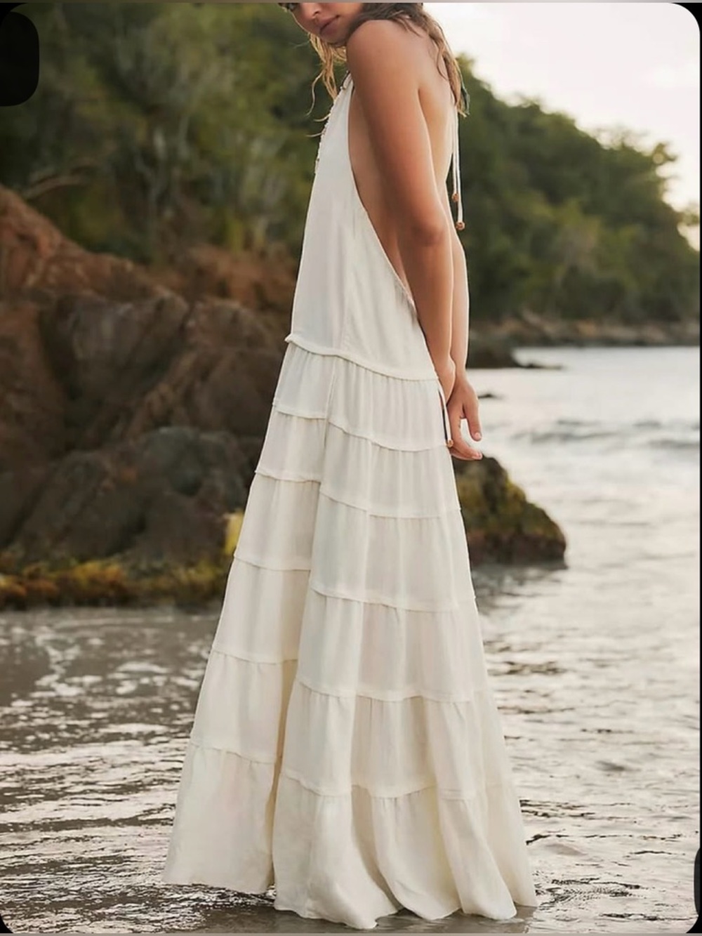 Free People Somewhere Sunny Drop Waist Dress